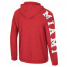 Men’s Red “Hooded LST M CC Miami Sleeve” Sweatshirt