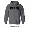 Miami University RedHawks Black Tonal Hooded Sweatshirt