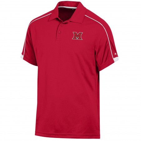 Miami University RedHawks Diamond Polo – Red