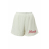 Women's White Script Miami Warm Up Shorts