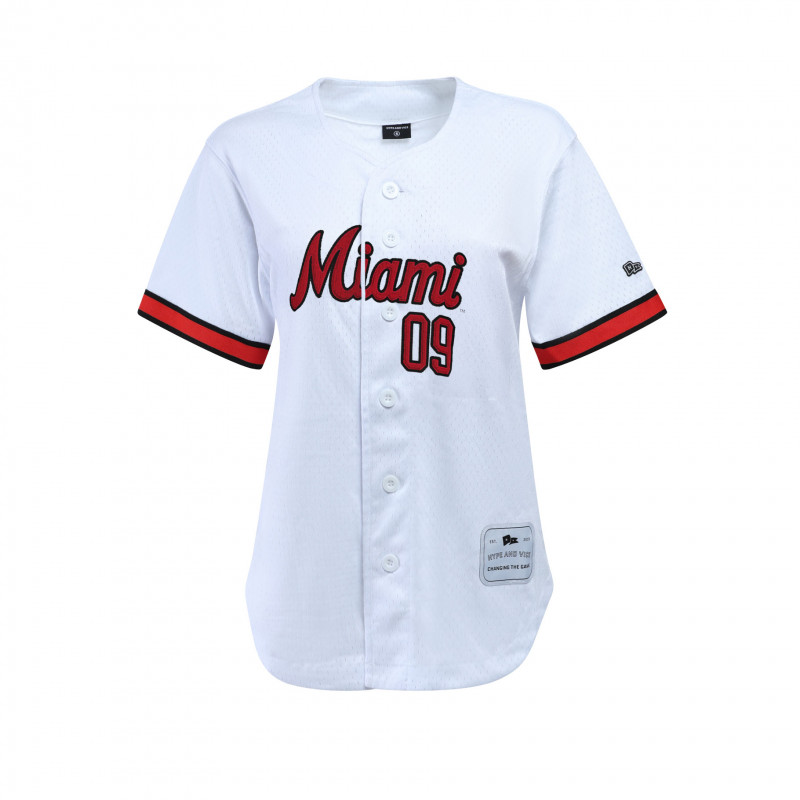 Women's White Baseball Jersey