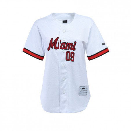 Women's White Baseball Jersey
