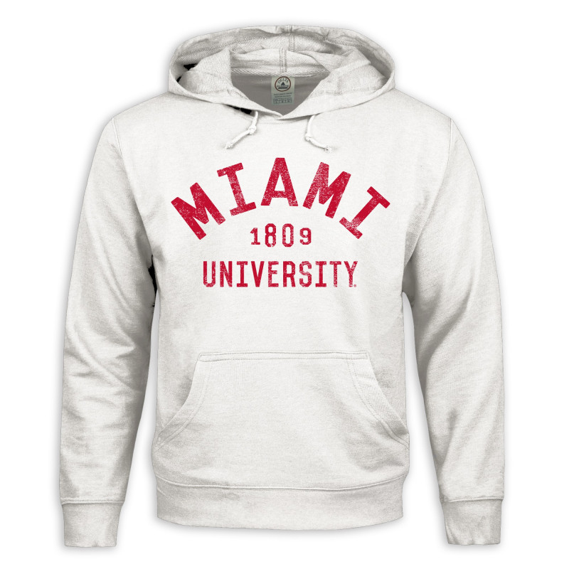 Oatmeal French Terry Miami University Hood