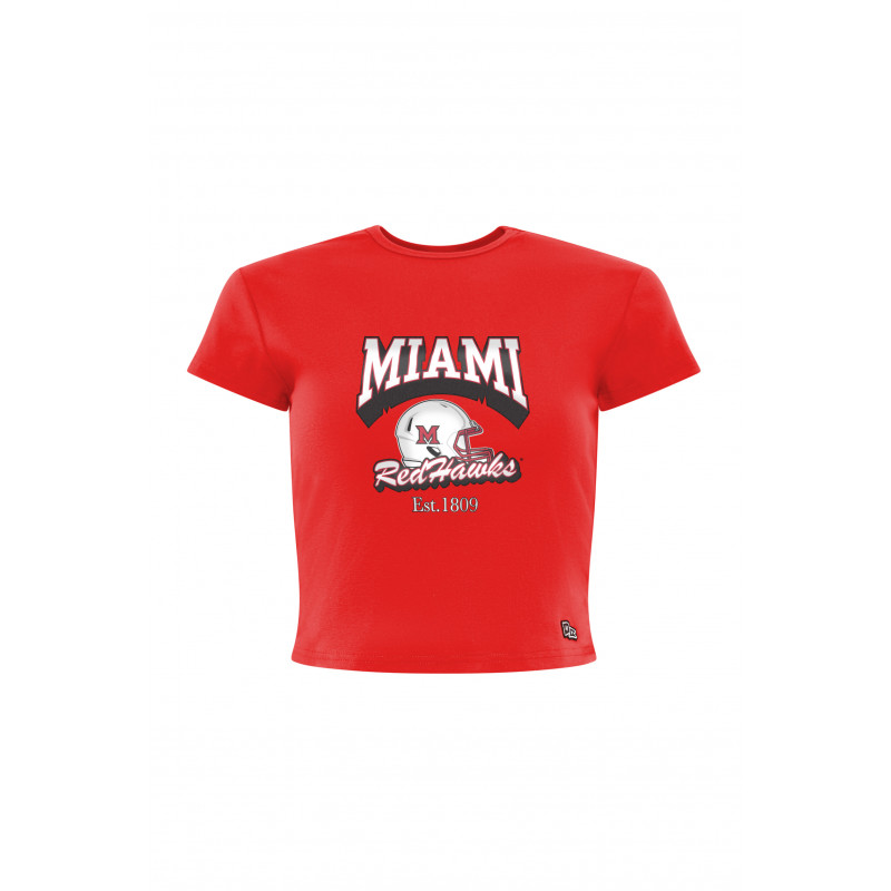 Women's Red Miami Redhawks Baby Tee