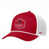 Rise Rope Trucker Hat in Red & White with Miami University Redhawks Patch