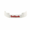 White & Red Miami Script Visor