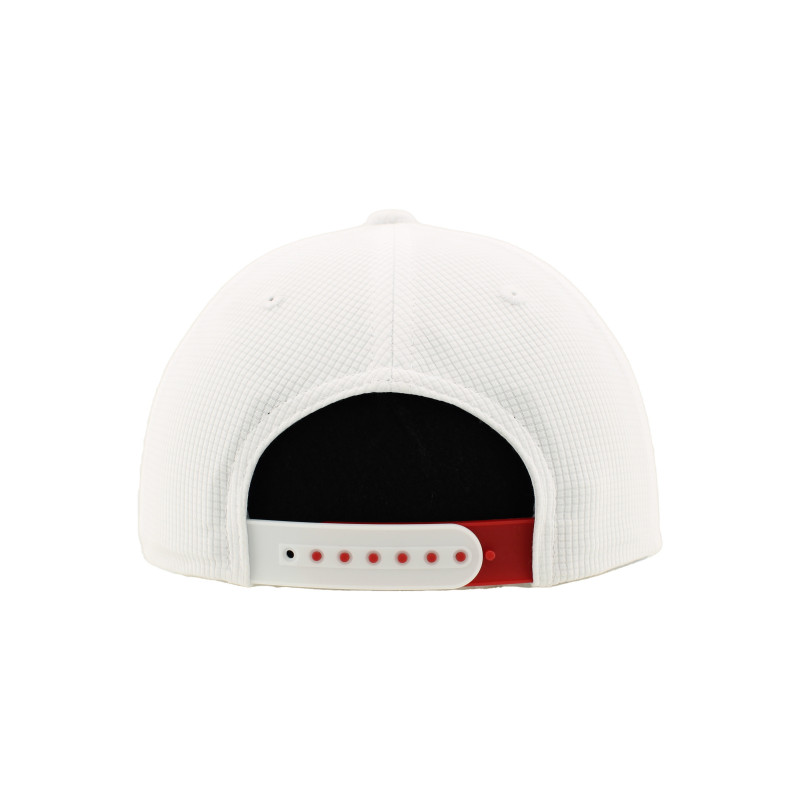 White & Red Miami Rope Tail Hat