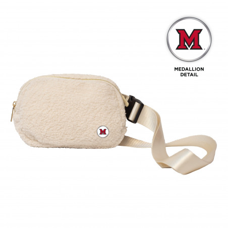 White Sherpa Belt Bag