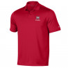 Aura Polo in Red with Block "M" over Miami