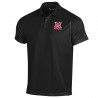 Aura Polo in Black with Block "M" over Miami