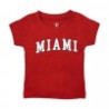 Wes and Willy Miami Infant Short Sleeve Tee, Red or Gray