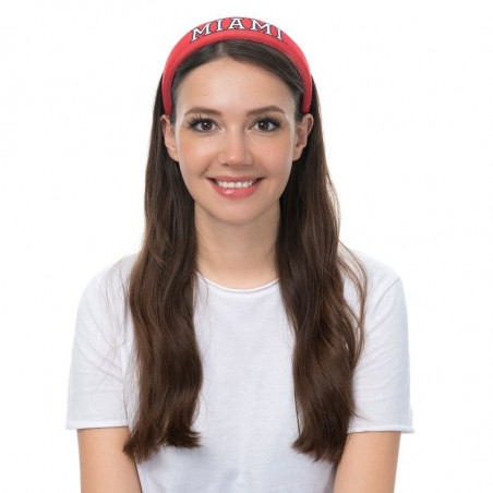 MIAMI HEADBAND IN RED