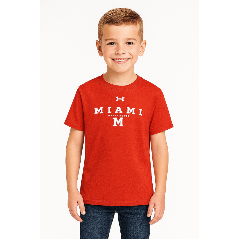 Youth Tech Stretch Short Sleeve Tee in Red