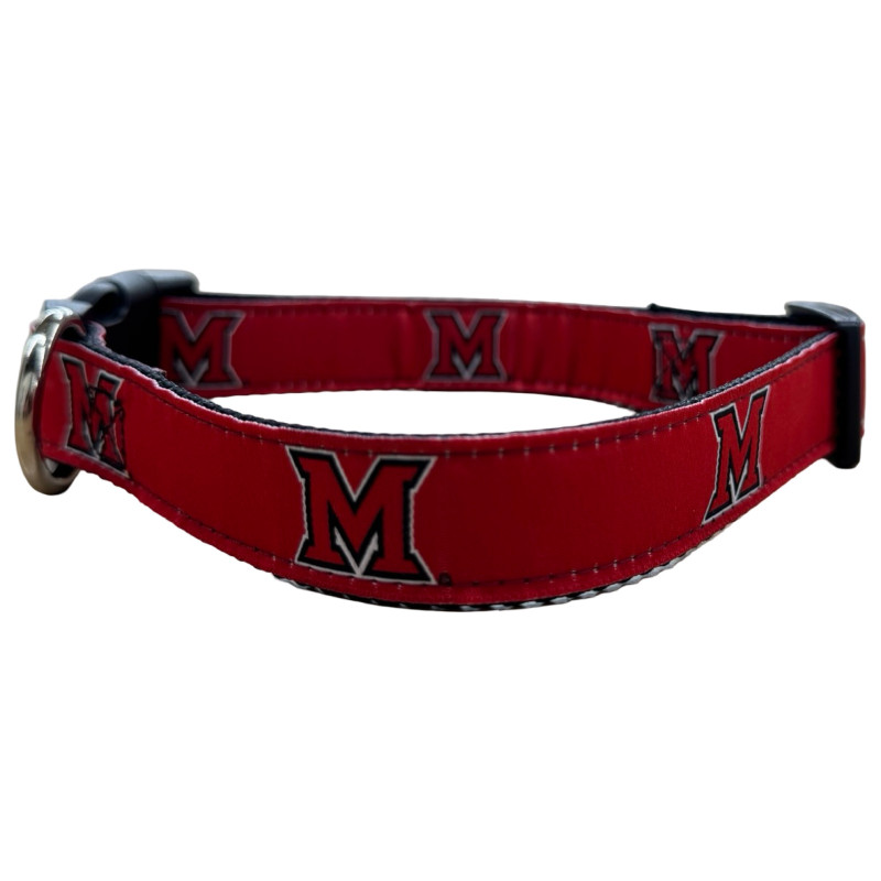 RED RIBBON DOG COLLAR