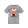 Youth Grey Teddy Bear Short Sleeve Tee