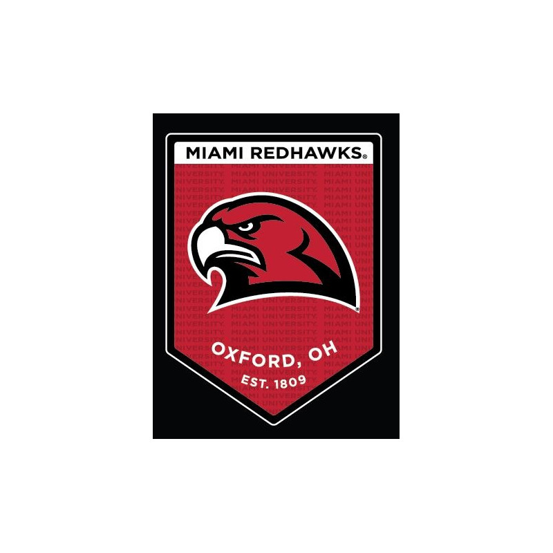 Mini Red Shield with Hawk Head