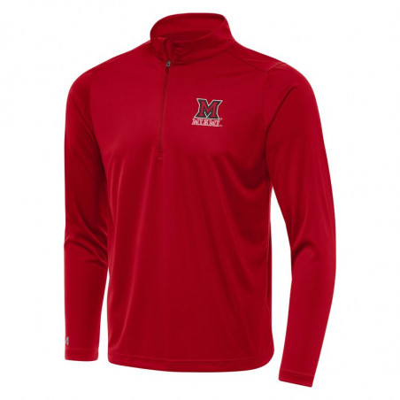 Tribute 1/4 Zip in Red