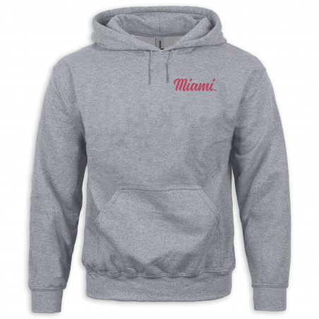 Grey Full-back Imprinted Hood