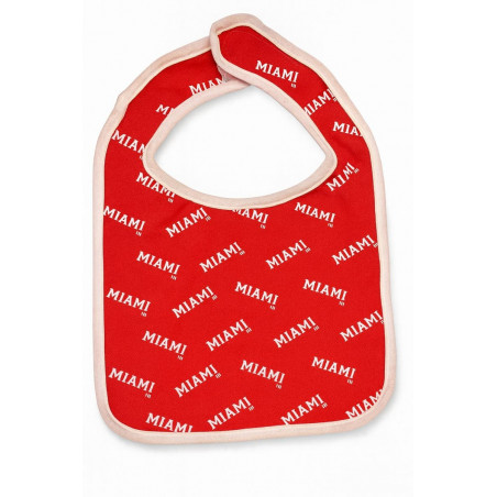 Red Miami Repeating Bib