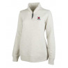 Charles River Miami Univ. Women's 1/4 Zip w/ Logo, Oatmeal