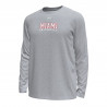 Grey Tech Stretch Miami University Long Sleeve Tee