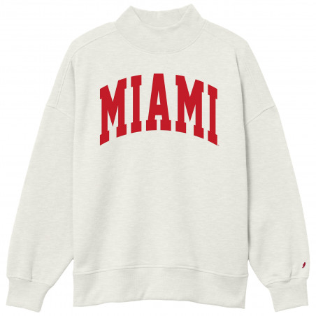 Women's Diana Mock Crew with sewn Miami