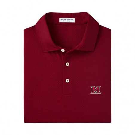 Peter Millar Crimson Tesseract Polo